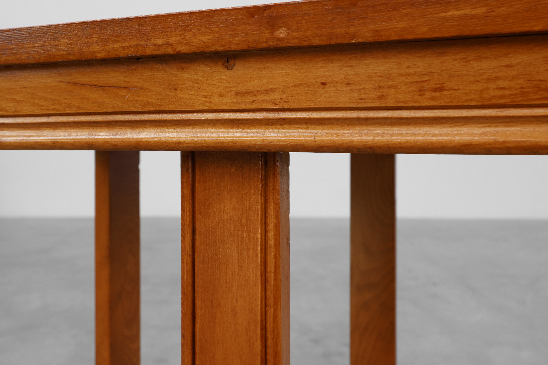 Belgian Art Deco side table with geometric top, ca. 1920thumbnail